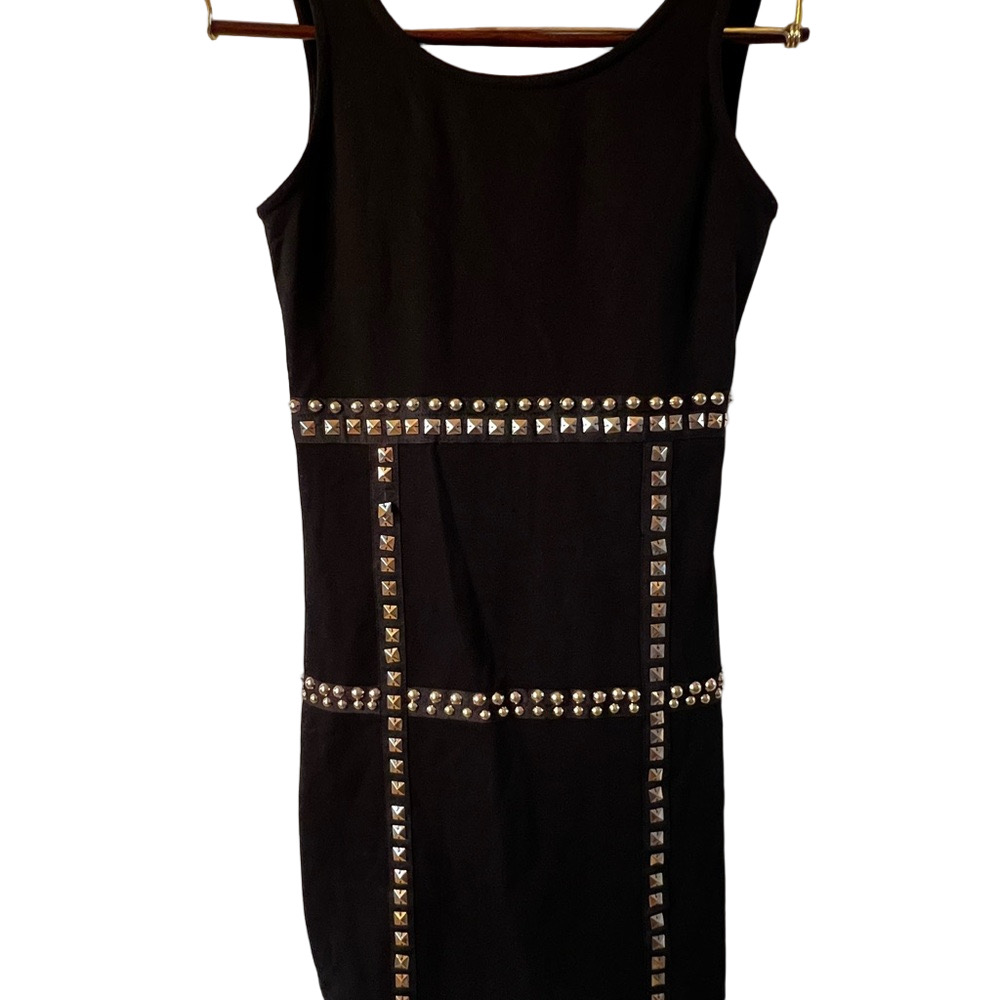 Candie's Black Studded‎ Mini Dress S